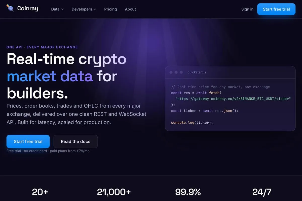 Coinray screenshot